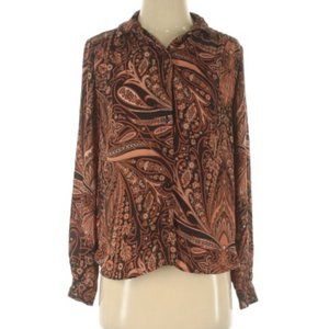 Richard Allen and H&M paisley blouse